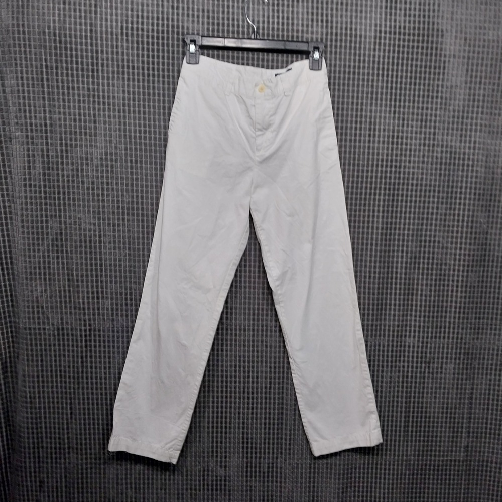 Polo Ralph Lauren Women Chino Pants Straight Leg Flat Front 14 White